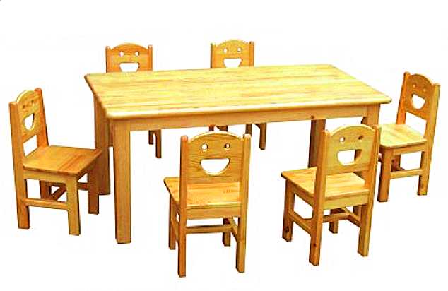 同江原木六人桌